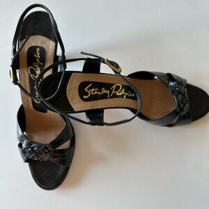 1950’s/60’s Navy Blue Stanley Philipson Pumps Slingback Heels Size 7.5 N
